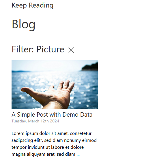 TAG Filter